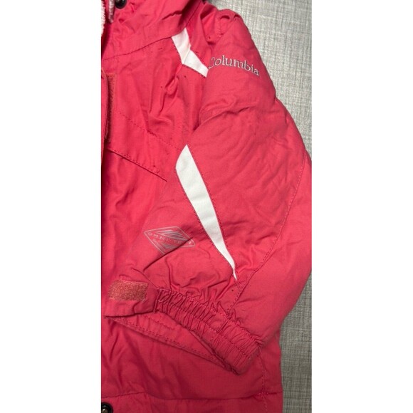 Columbia 2 Peice Snowsuit Set 12 Month Pink Overalls Coat WARM - Picture 3 of 6